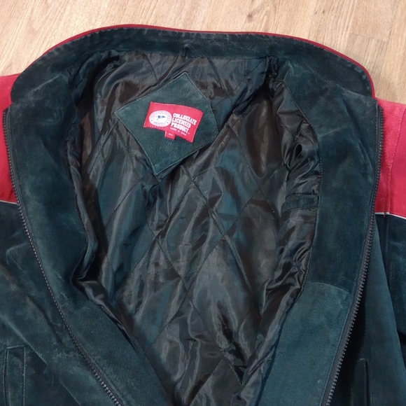 Ohio State Buckeyes Leather Jacket Mens 2XL XXL Suede Collegiate Licensed Produc - Picture 6 of 16